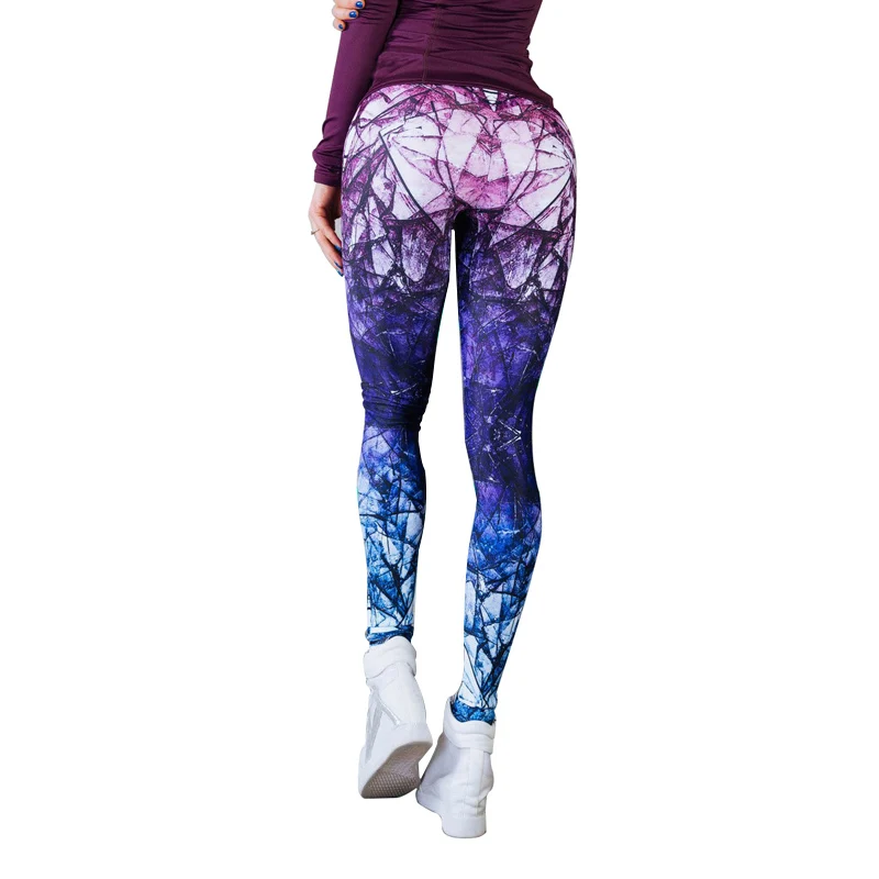 LJQlion леггинсы для фитнеса женские спортивные Леггинсы для спортзала штаны для йоги спортивная одежда с высокой талией капри для фитнеса с принтом колготки для спортзала акула