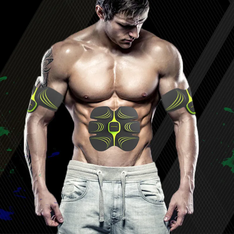Беспроводной стимулятор мышц EMS Стимуляция тела машина для похудения брюшной мышцы тренажер тренировочное устройство массажер для тела