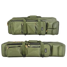 Ткань Оксфорд 3-Слои большого Ёмкость 80 см 100 Сумки для рыбалки морской рыбалки посылка Удочка складная сумка