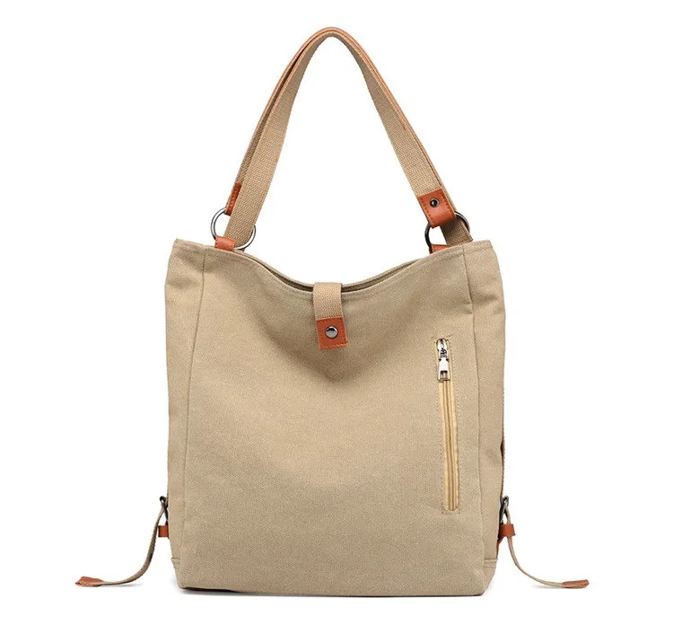 MJ Canvas Women Handbag Simple Design Tote Bag Female Large Capacity Canvas Bucket Shoulder Bag 2018 New Fashion Shopping Bags (12)