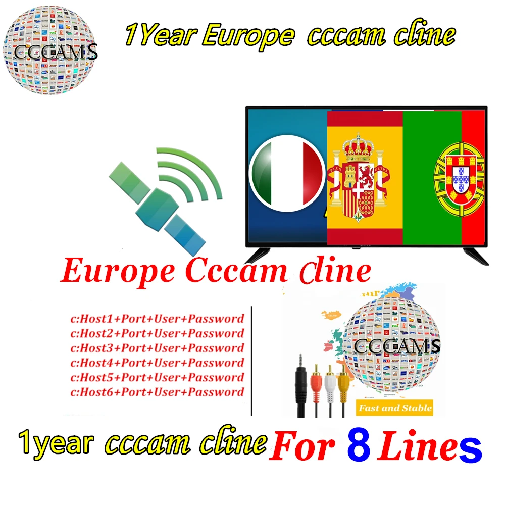 Спутниковый ресивер DVB S2 HD Поддержка арабского IPTV Box спортивные фильмы каналы cccam