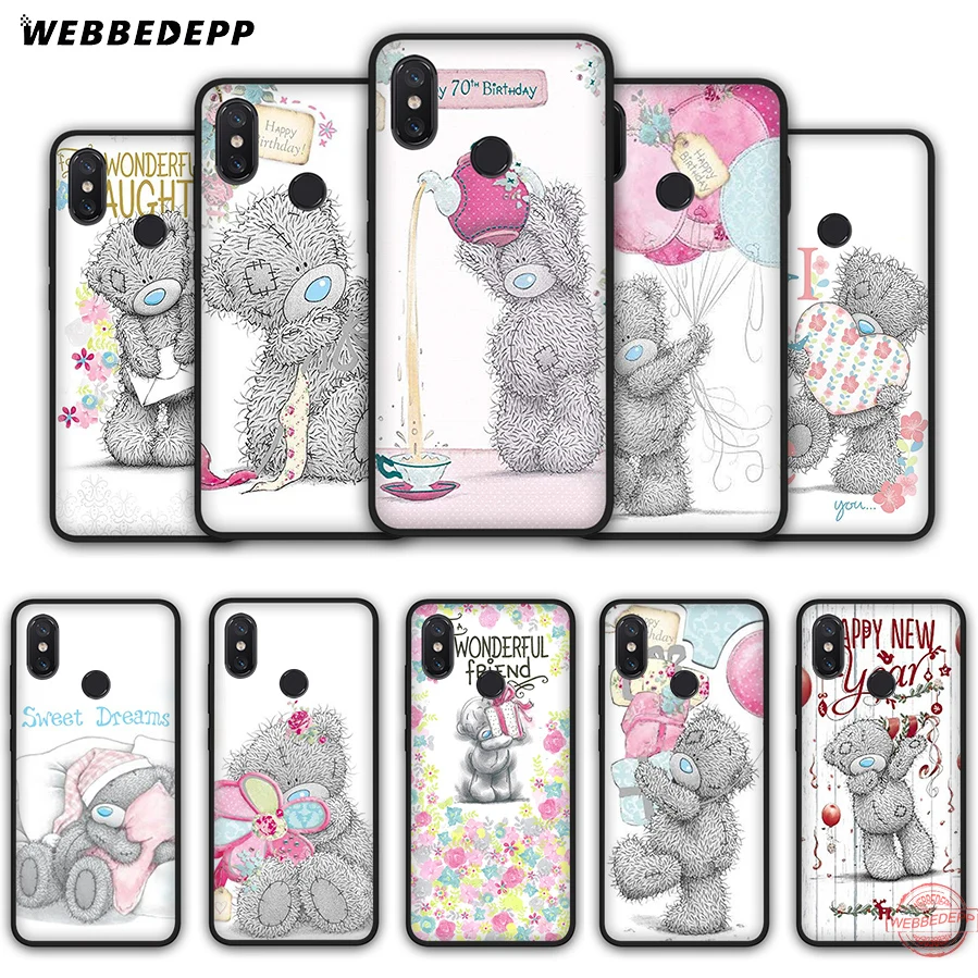 WEBBEDEPP Tatty Teddy Me To You Bear Soft Silicone Case for Xiaomi Mi 6 8 9 SE MAX 3 A1 A2 Lite F1 Cover | Мобильные телефоны и