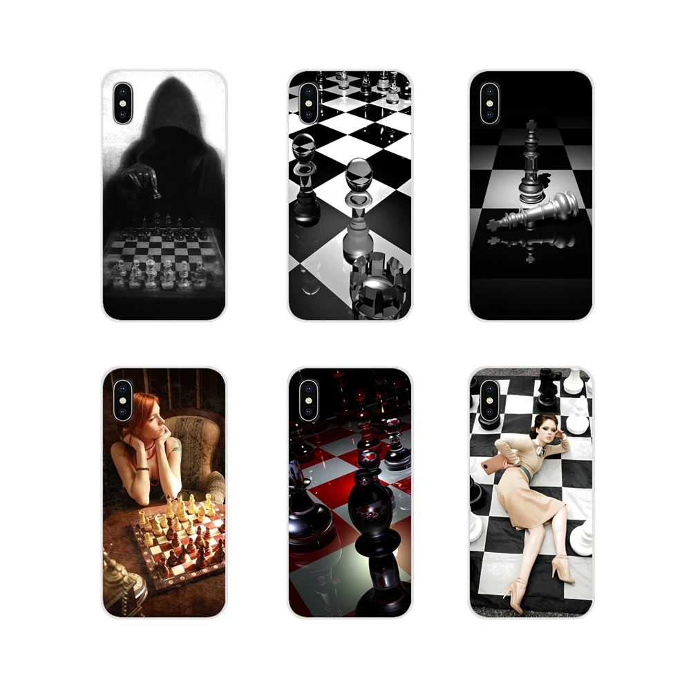 World Art International Chess силиконовый чехол для телефона Apple iPhone X XR XS MAX 4 4S 5 5S 5C SE 6 6S 7 8 Plus ipod
