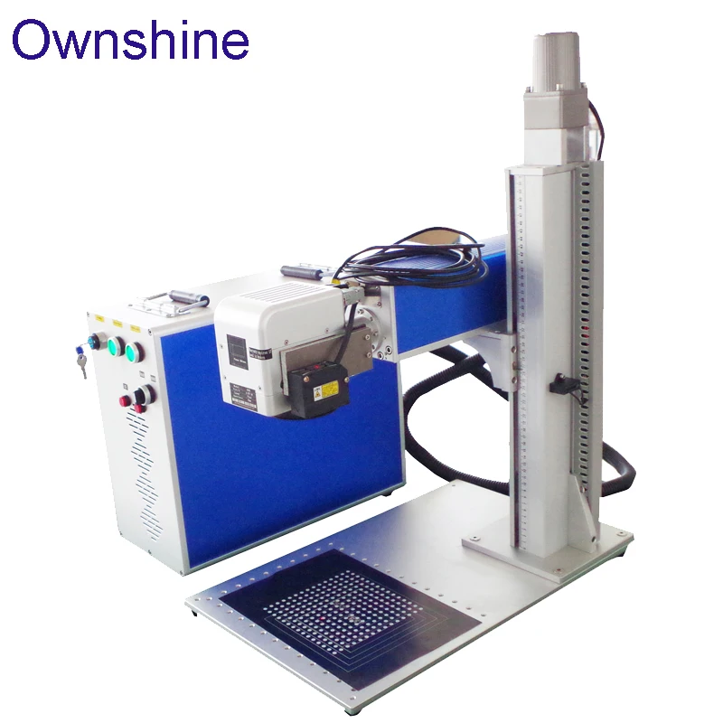 

Fine marking M6 30W color colors fiber laser marking machine with cyclops camera position system Auto focus system
