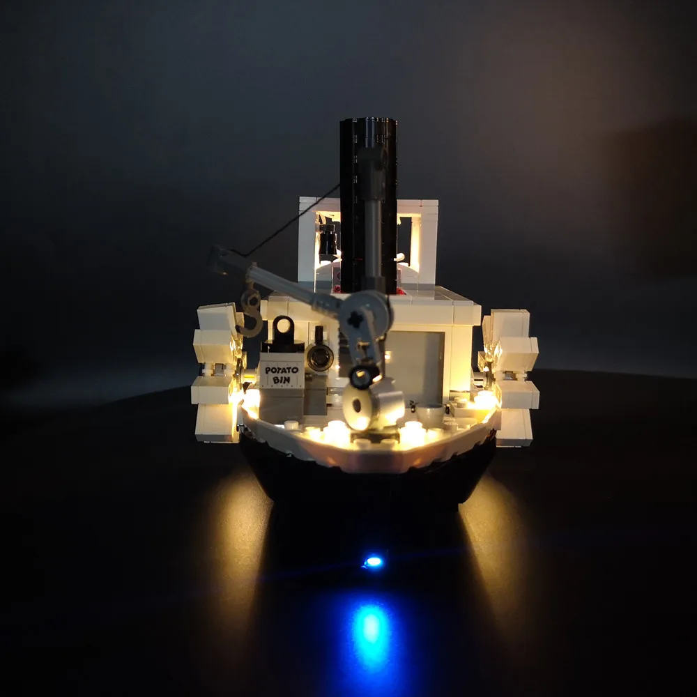 Светодиодный светильник Kyglaring для модели lego 21317 Steamboat Willie (лодка не входит в