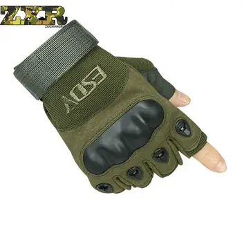 

Army Military Tactical man training Half- finger cycling slippery wear-resisting Men's Sport hunting Climbing Gloves Combat Gear