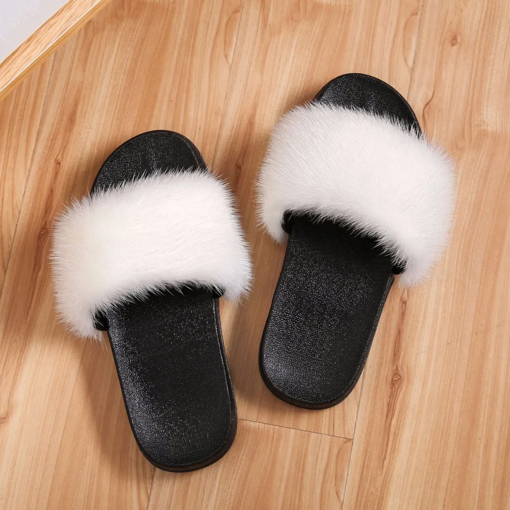 Mink fur slippers (5)