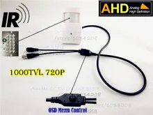 IR Night Vision Mini AHD Camera 3.7mm Pinhole Lens 720P 1.0Megapixel PIR CCTV Pinhole Camera Security Camera AHD Mini Camera Ahd