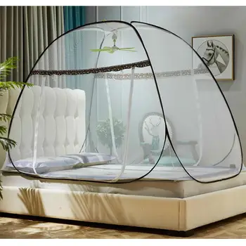 

Pop-Up Mosquito Net Tent for Beds Anti Mosquito Bites Folding Design with Net Bottom for Babys Adults Trip #CW