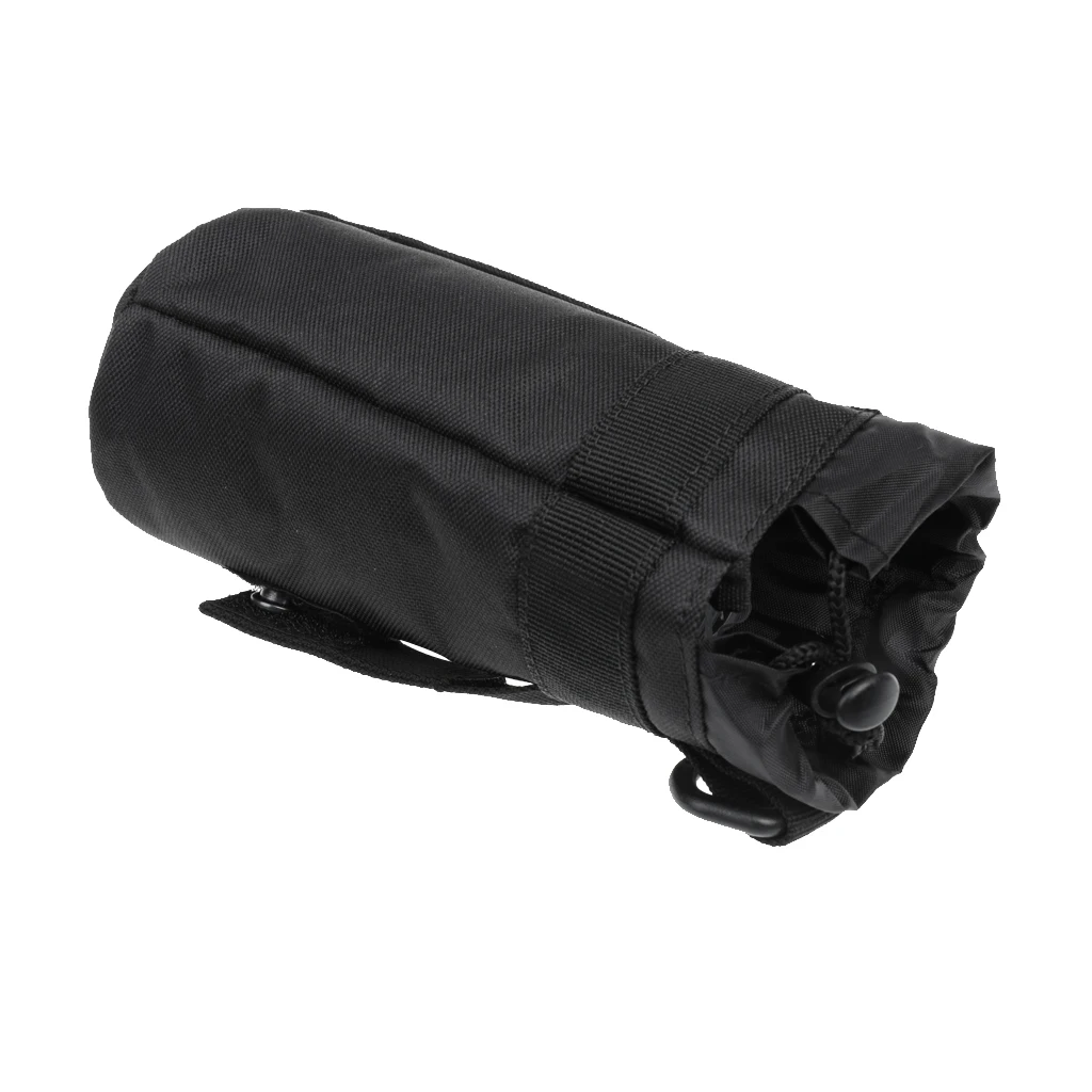 Tactical Military Molle Water Bottle Pouch Drawstring Open Top Travel Water Bottle Bag Hydration Carrier Water Bottle Pouch
