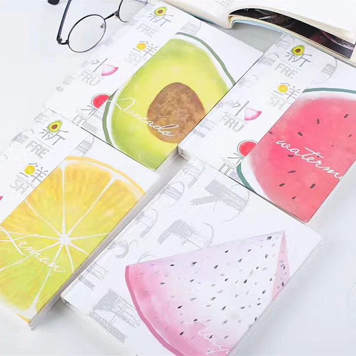 

Summer Fruits" Cute Journal Diary Hard Cover Notebook Blank Lined Grid Study Notepad Stationery Gift