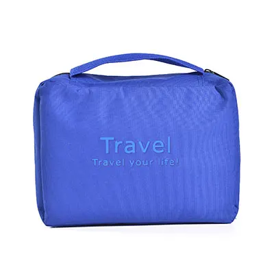 Семейная водонепроницаемая сумка-Органайзер для путешествий, висящая сумка для туалетной косметики, Женская водонепроницаемая моющаяся сумка для туалетных принадлежностей, мужские косметички - Цвет: Blue