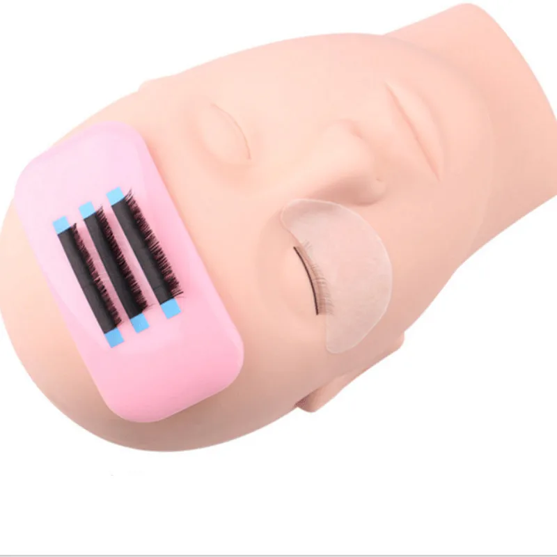 

1Pcs Silicone Reuseable Eye Lashes Pads Pallet Stand Make Loose Extension 2 Colors Silicone Lashes Pad