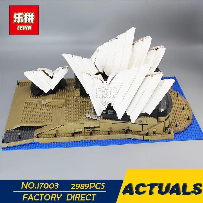 LEPIN 17003 2989Pcs Creator Sydney Opera House Model Building Blocks Toys Kids Gift educational for children Compatible 10222 LEPIN 17003 2989Pcs Creator Sydney Opera House Model Building Blocks Toys Kids Gift educational for children Compatible 10222