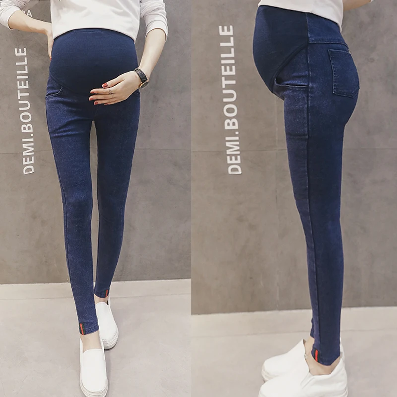 Autumn Stretch Skinny Maternity Pants Plus Size High Waist Belly Pencil Trousers Clothes for Pregnant Women Pregnancy Legging Autumn Stretch Skinny Maternity Pants Plus Size High Waist Belly Pencil Trousers Clothes for Pregnant Women Pregnancy Legging