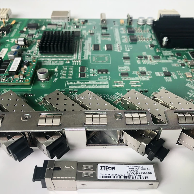 Zte OLT 8 портов доска GTGO с 8 SFP C + + модулей, используемых на C320/C300 OLT