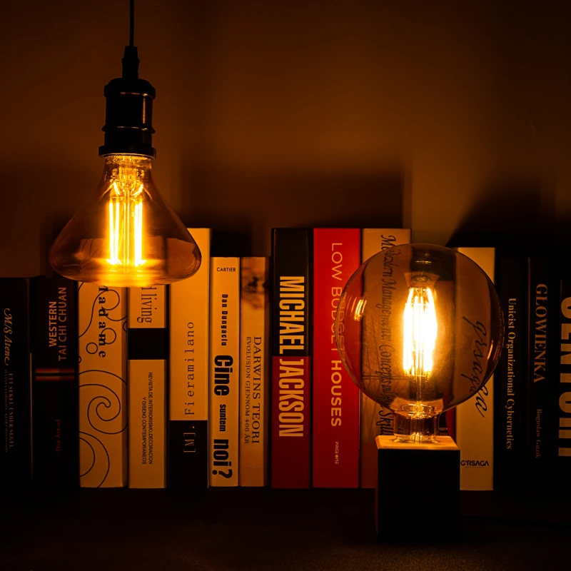 Винтажная лампа Эдисона R110 A110 P140 G150 бутылка лампочка для люстры 220 В светодиодный светильник лампа накаливания лампада свет веревка держатель лампы