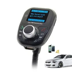 Универсальный Беспроводной Bluetooth Car Kit Hands-free fm-передатчик радио MP3 плеер 5 V 2A USB автомобильная Поддержка карты памяти