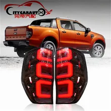 CITYCARAUTO REAR LED TAIL LIGHTS LAMP BACK BRAKE STOPING WORKING LIGHTS TURNING FEATURE FIT FOR FORD RANGER T6 T7 TXL TL 2012-17