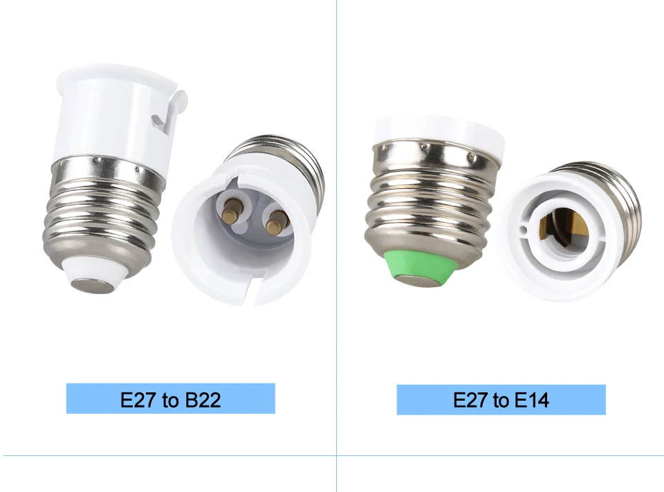 Foxanon патрон лампы конвертеры E27 к GU10 E27 к E14 E27 к 2E27 E14 к E27 адаптер патрон лампы для Led светильник