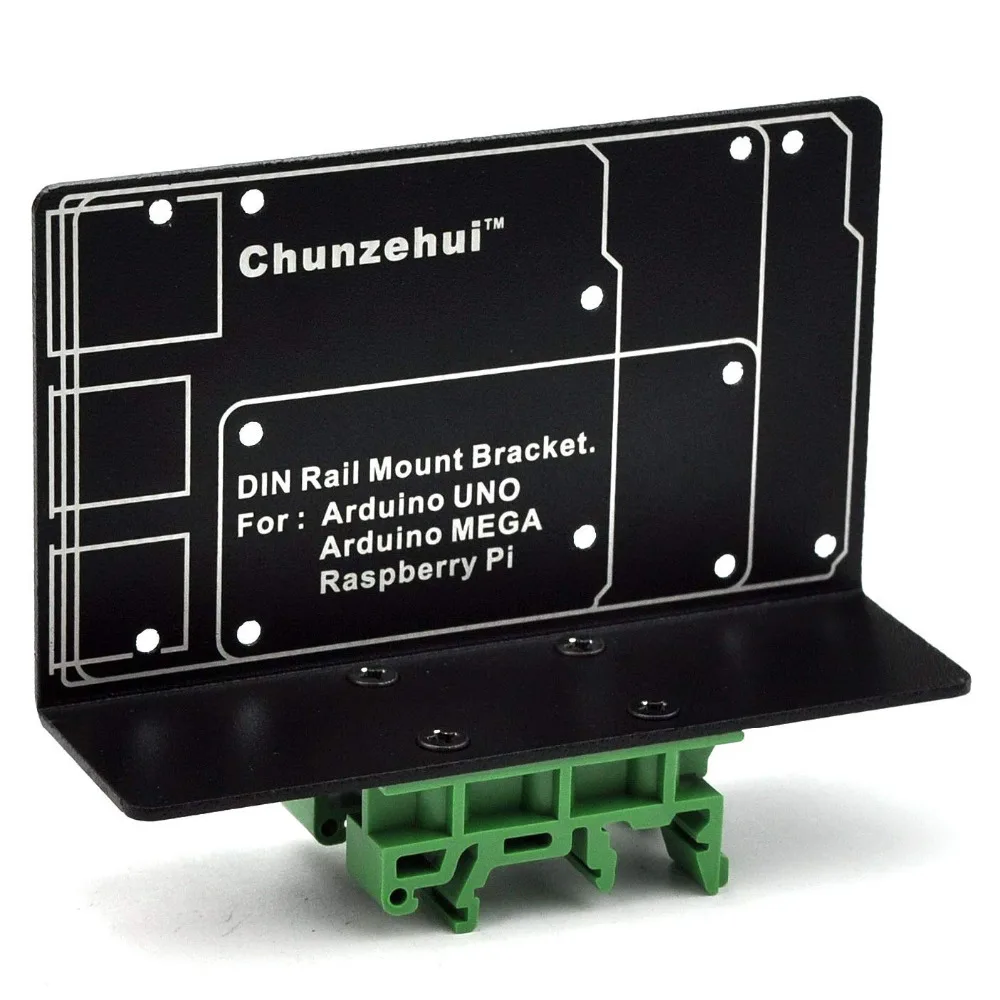 

DIN Rail Mount Bracket for Raspberry Pi 2 3 B B+ Zero UNO MEGA.