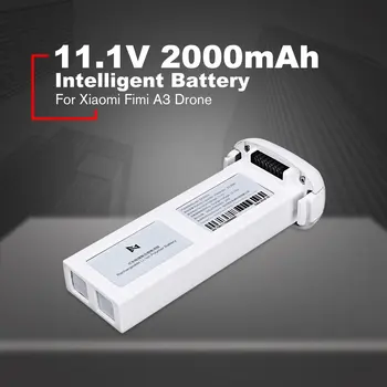 

Rechargeable Xiaomi Fimi A3 11.1V 2000mAh Intelligent Battery Spare Parts for Fimi A3 Drone Quadcopter Parts Accessories