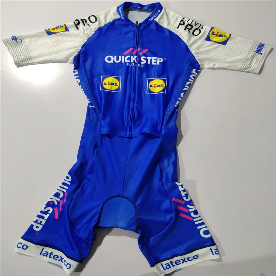 

2019 Quick step High quality PRO TEAM Short sleeve Cycling Jersey set skinsuit aero Radfahren Triathlon Kleidung Ciclismo