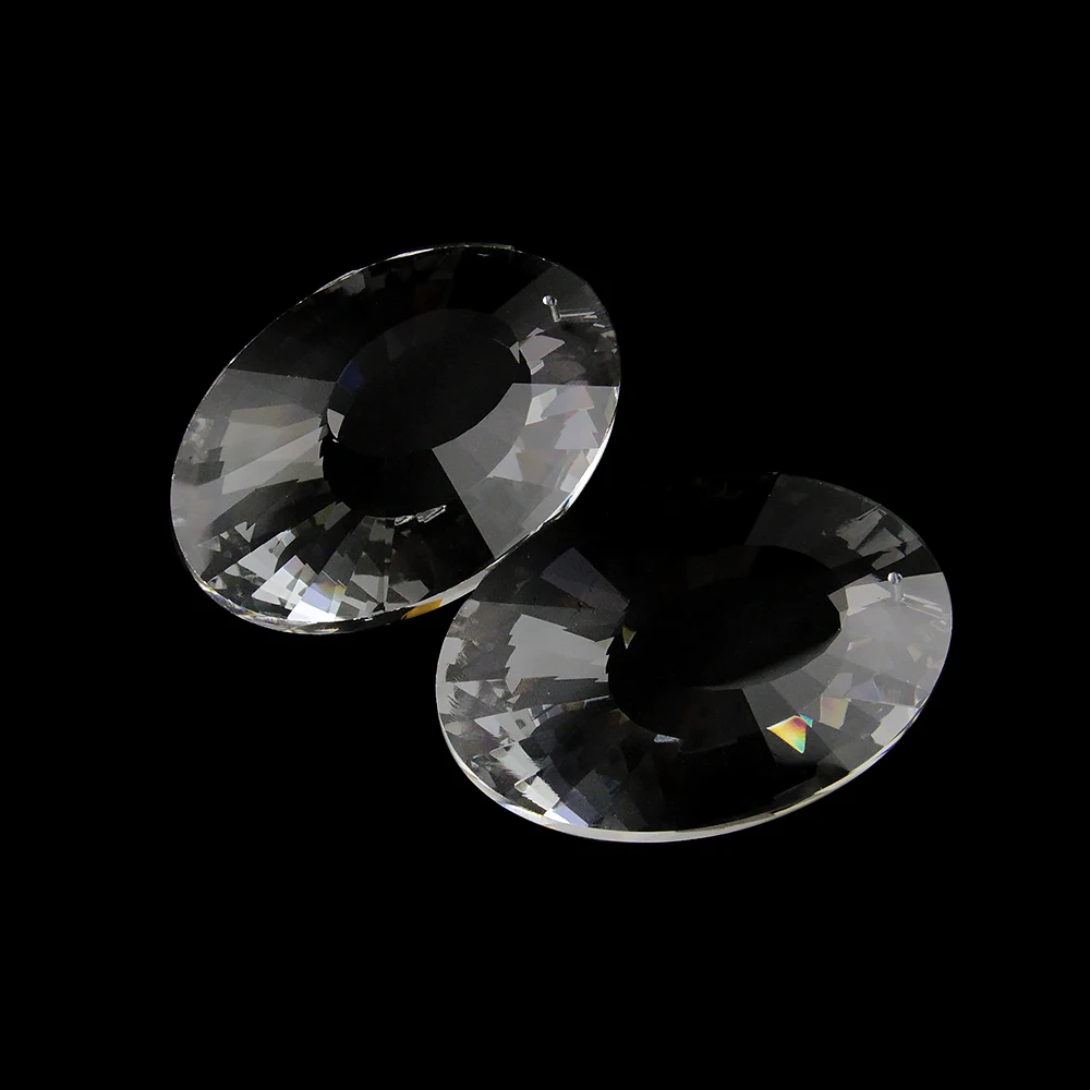 10 шт., 6 шт. Lucky Clear серьги призмы-кристаллы кулон для люстры запчасти 38-100 мм освещение Suncatcher подвесной декоративный дом