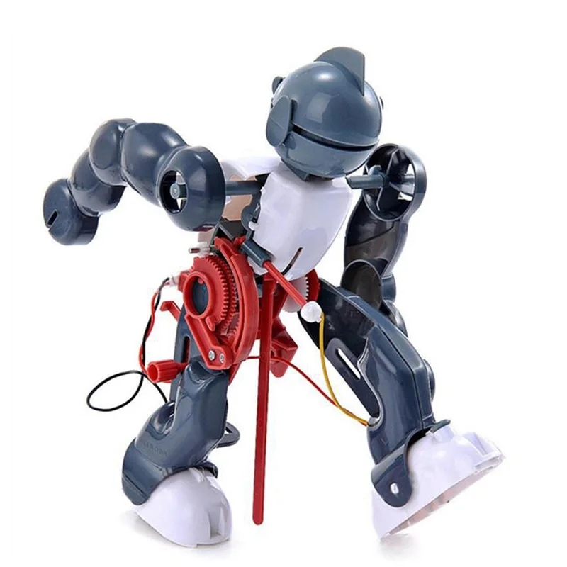 

DIY Electric Scientist Tumbling Robot Model kid 3 Modes Assembly Robot Creative Science kit Manual STEM Educational Toy Children