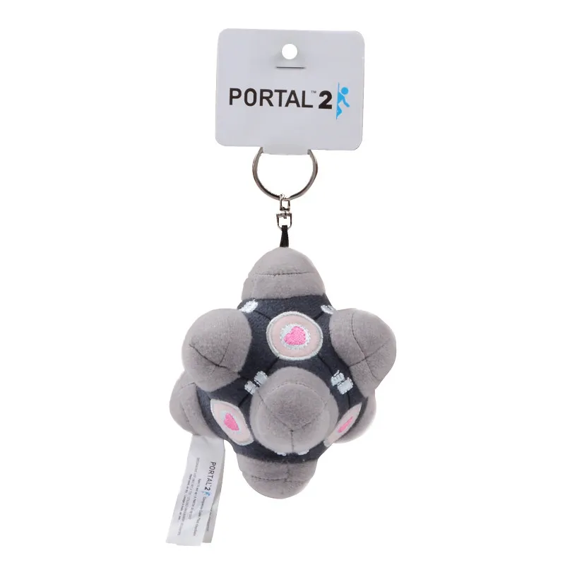 

Game Portal 2 Plush Keychain Companion Cube Key Chain Plush Pendant
