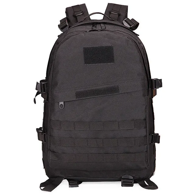40L Molle 3D Military Tactical Backpack Rucksack Hike Camping Trekking Bag Black