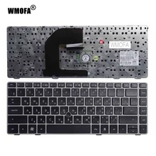 России новая клавиатура для HP 8460 P 8460 Вт 6460B 6460 8470 8470B 8470 P 6470 RU Клавиатура ноутбука с серебряной Рамка с мышью