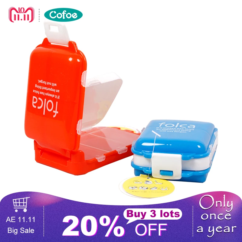 

Cofoe Weekly Pill Cases Medicine Storage for 7 Days Tablet Sorter Dispense Box Container Daily Pills Case Organizer Health Care