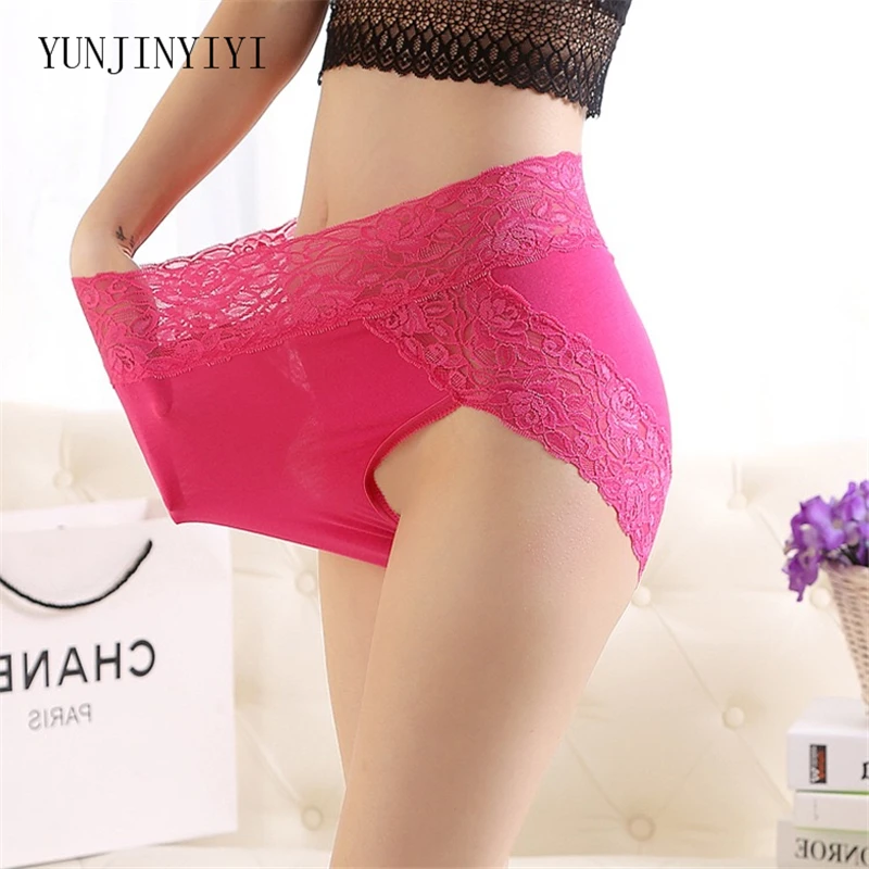 

Women's underwear ladies underwear modal fancy lace sexy high waist underwear women postpartum increase body shaping underwear