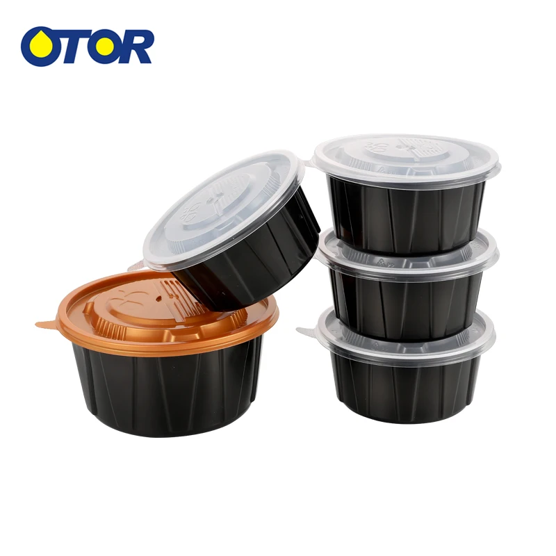 

OTOR 12oz 20oz 27oz 34oz 5pcs Reusable Meal Prep Bento Box Container with Lids Food Storage Container Lunch Box For Microwave