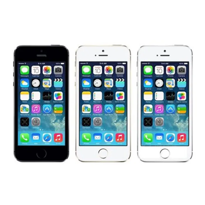 apple cell phones for sale Factory Unlocked Original APPLE iPhone 5S 16GB/32GB/64GB ROM 8MP Touch ID iCloud App Store WIFI GPS 4.0 inch Fingerprint IOS cellphones apple