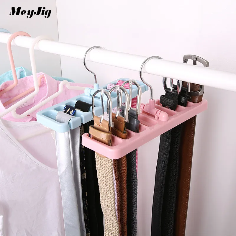 

MeyJig Multifunction Space Saver Storage Rack Tie Belt Organizer Scarf Holder Bra Hook Closet Wardrobe Organization Hanger