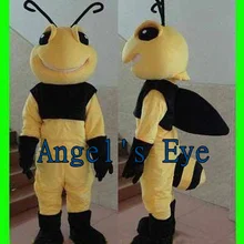 Профессиональный Большой ростовой костюм пчелы костюм для взрослых Размер насекомое мультяшный персонаж нарядное платье реквизит для сцены Cosply Костюм SW417