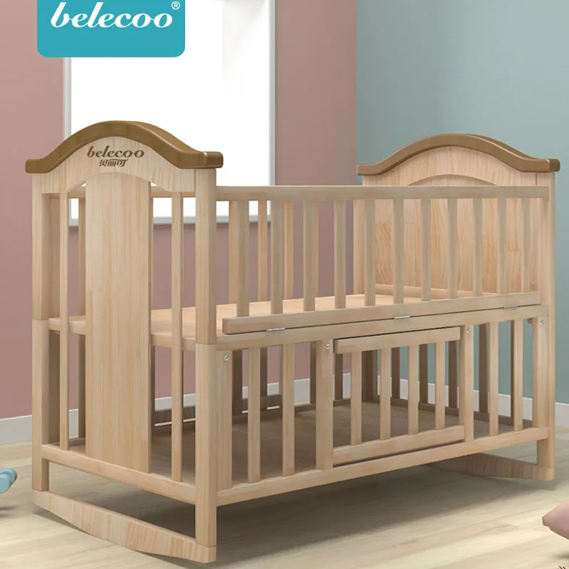 Belleco Crib Baby Bb Bed Cradle Bed Multi Function Children S