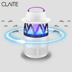 CLAITE светодиодный Mosquito Убийца лампы фотокаталитический немой вентилятор ночник отсутствие радиации USB Мощность комаров для внутреннего