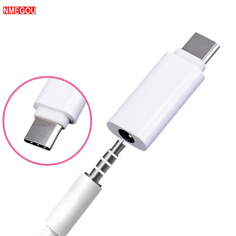

Type-C To 3.5mm Jack Earphone Headphone Aux Adapter Usb C To 3.5 Mm Audio Splitter for Xiaomi Mi 8 Le Eco Converter Accessoires