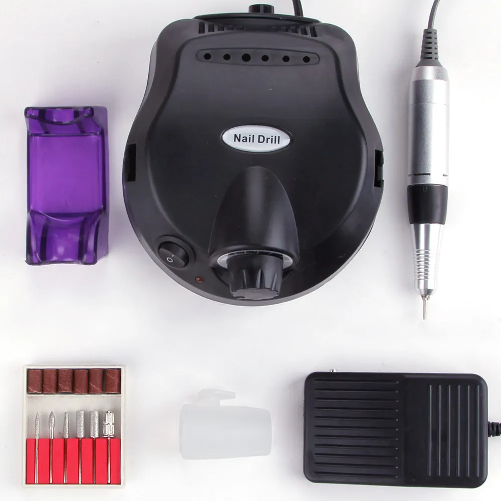 

EU Plug 30000RPM Electric Nail Drill Machine Apparatus Kit for Manicure Pedicure Drill Machine Nails Accessoires Nail Art Tools