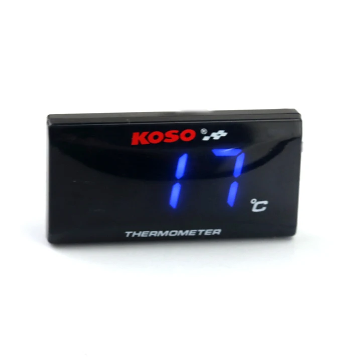 LED Screen (blue) Мотоциклетные инструменты термометр Температура воды цифровой дисплей Калибр метр для XMAX 300 NMAX honda CB500X Cb650F ER6N - Цвет: LED Screen (blue)