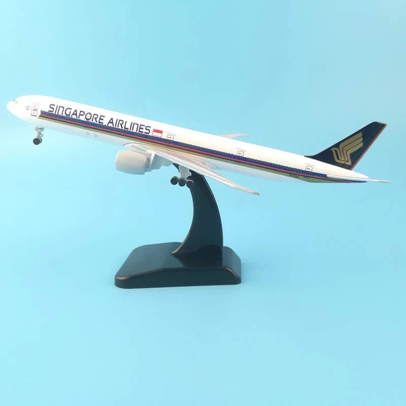 20 см Сингапур Airlines Boeing 777 модель аэроплана самолет металлический сплав Diecast