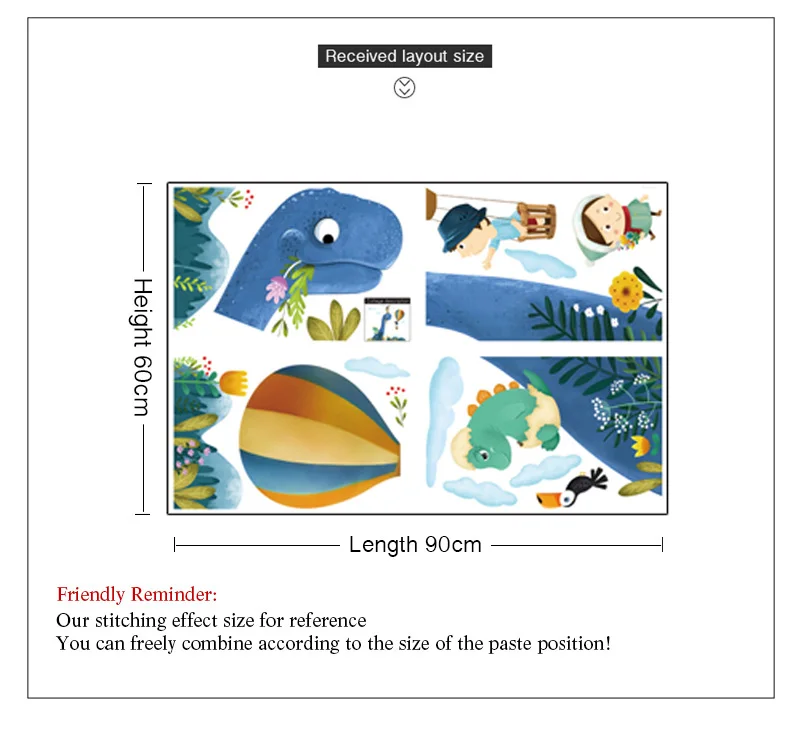 Мультяшные настенные наклейки для детской комнаты, милый маленький динозавр, настенные наклейки, животные, детские, детские, животные, домашний декор, искусство, съемные