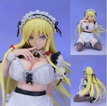 

22cm Bishojo Mangekyo Alice sexy White Maid Ver 1/6 Scale action figure PVC Doll anime toys collection