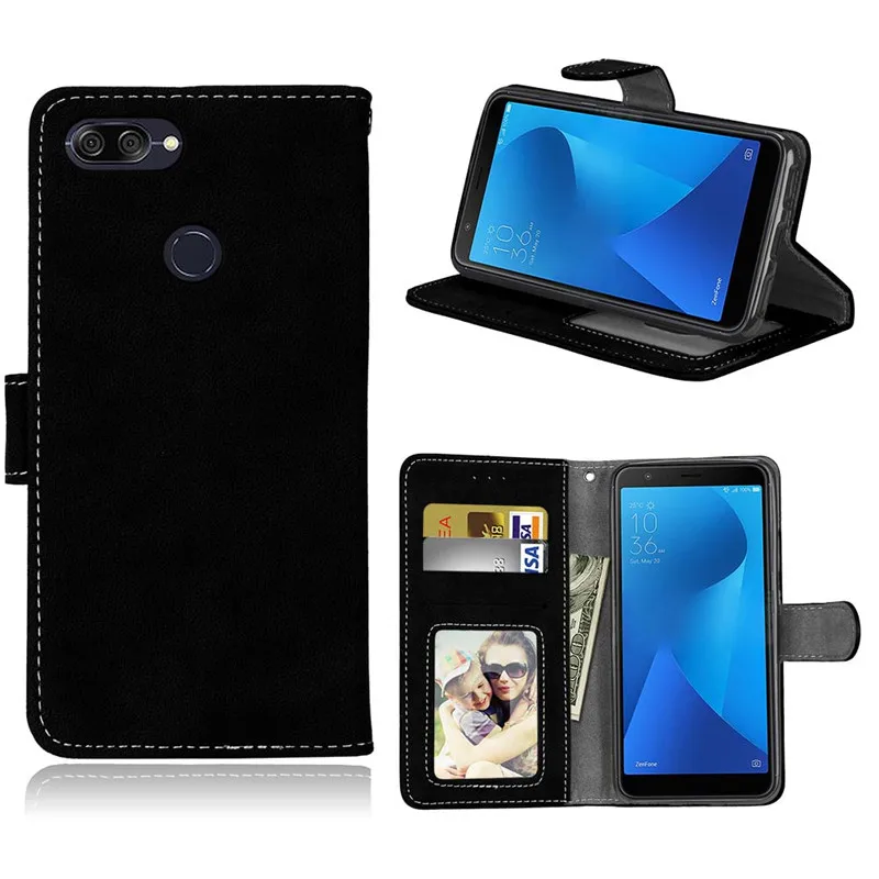 

Asus Zenfone Max Plus M1 ZB570TL Case PU Leather Phone Case For Asus ZB570TL ZB ZB570 570 570TL TL X018DC X018D Case Flip Cover