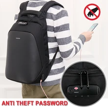 Anti Theft Laptop Man Women Backpack Male Female Travel Business Student Bag USB 17 15.6 Inch Notebook Backpacks Black Back Pack