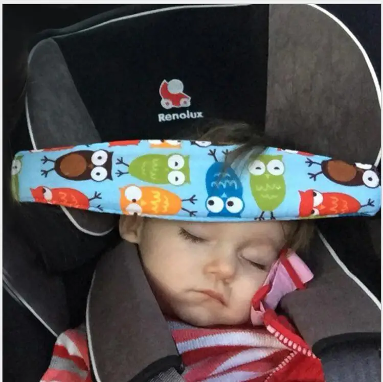 

car seat support for baby sleeping on seat cushion safety on Neck and head protection cotton seat belt accessory in car