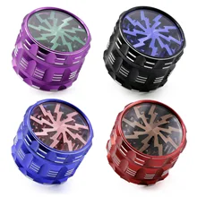 

New Lightning-shaped 4 Layers Smoking Herb Grinders Weed Tobacco Cigarette Quality Grinder Muller Hookah Chicha Narguile Maker